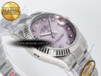 DateJust 31 278274 ARF 1:1 Best Edition 904L Steel Pink Diamonds Dial on SS Oyster Bracelet ETA 2688 - Görsel 7