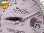 DateJust 31 278274 ARF 1:1 Best Edition 904L Steel Pink Roman Dial on SS Oyster Bracelet ETA 2688 - Görsel 10