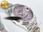 DateJust 31 278274 ARF 1:1 Best Edition 904L Steel Pink Roman Dial on SS Oyster Bracelet ETA 2688 - Görsel 7