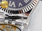 DateJust 31 278274 ARF 1:1 Best Edition 904L Steel Purple Roman Dial on SS Jubilee Bracelet ETA 2688 - Görsel 13