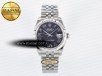 DateJust 31 278274 ARF 1:1 Best Edition 904L Steel Purple Roman Dial on SS Jubilee Bracelet ETA 2688 - Görsel 3