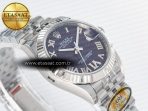 DateJust 31 278274 ARF 1:1 Best Edition 904L Steel Purple Roman Dial on SS Jubilee Bracelet ETA 2688 - Görsel 7