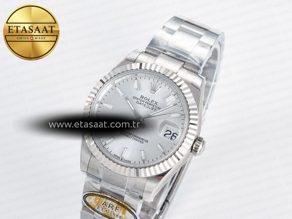 DateJust 31 278274 ARF 1:1 Best Edition 904L Steel Silver Dial Stick Marker on SS Oyster Bracelet ETA 2688