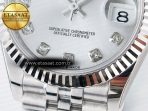 DateJust 31 278274 ARF 1:1 Best Edition 904L Steel Silver Diamonds Dial on SS Jubilee Bracelet ETA 2688 - Görsel 12