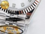DateJust 31 278274 ARF 1:1 Best Edition 904L Steel Silver Diamonds Dial on SS Jubilee Bracelet ETA 2688 - Görsel 13