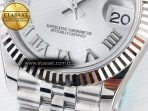 DateJust 31 278274 ARF 1:1 Best Edition 904L Steel Silver Roman Diamonds Dial on SS Jubilee Bracelet ETA 2688 - Görsel 12