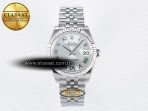 DateJust 31 278274 ARF 1:1 Best Edition 904L Steel Silver Roman Diamonds Dial on SS Jubilee Bracelet ETA 2688 - Görsel 3