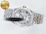 DateJust 31 278274 ARF 1:1 Best Edition 904L Steel Silver Roman Diamonds Dial on SS Jubilee Bracelet ETA 2688 - Görsel 9