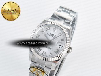 DateJust 31 278274 ARF 1:1 Best Edition 904L Steel Silver Roman Diamonds Dial on SS Oyster Bracelet ETA 2688