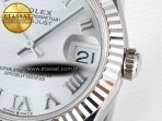 DateJust 31 278274 ARF 1:1 Best Edition 904L Steel Silver Roman Diamonds Dial on SS Oyster Bracelet ETA 2688 - Görsel 11