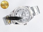 DateJust 31 278274 ARF 1:1 Best Edition 904L Steel Silver Roman Diamonds Dial on SS Oyster Bracelet ETA 2688 - Görsel 8
