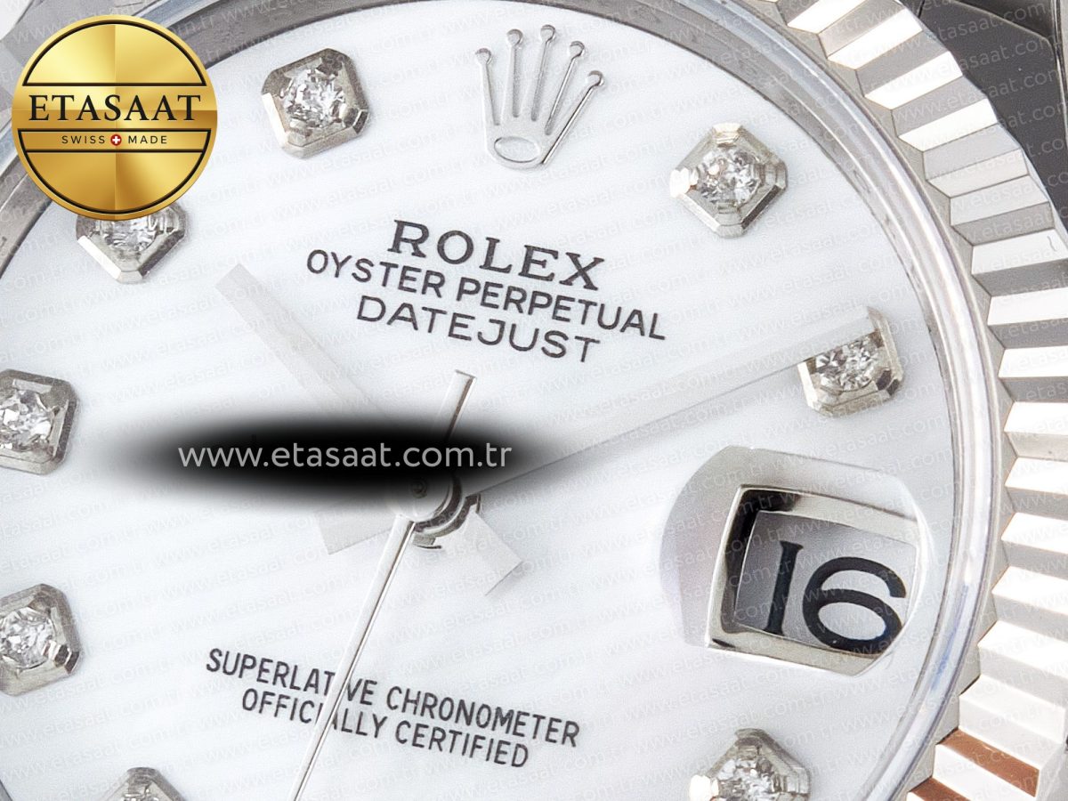 Rolex DateJust 278274 White MOP Diamonds 2688 - Görsel 10
