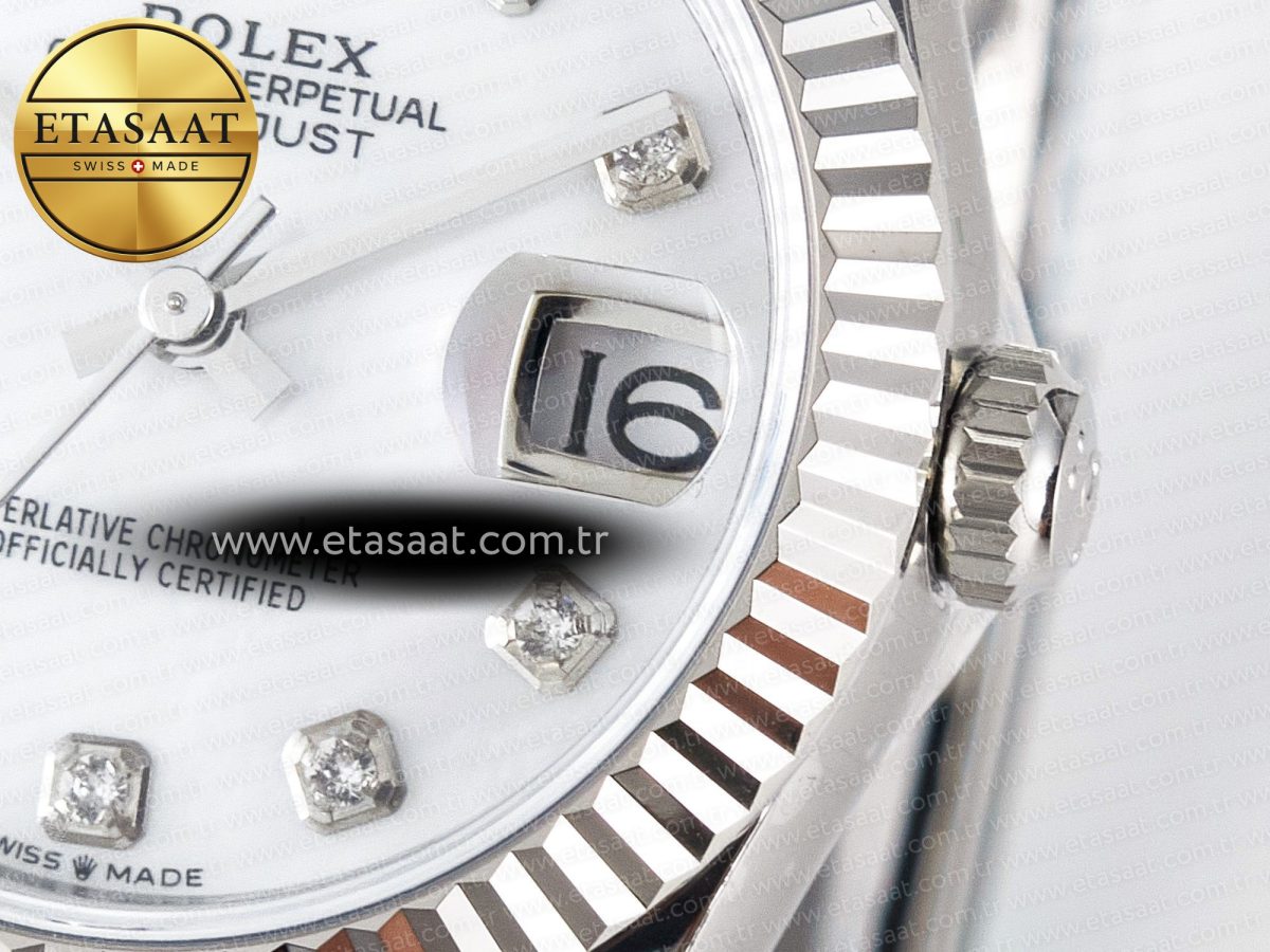 Rolex DateJust 278274 White MOP Diamonds 2688 - Görsel 11