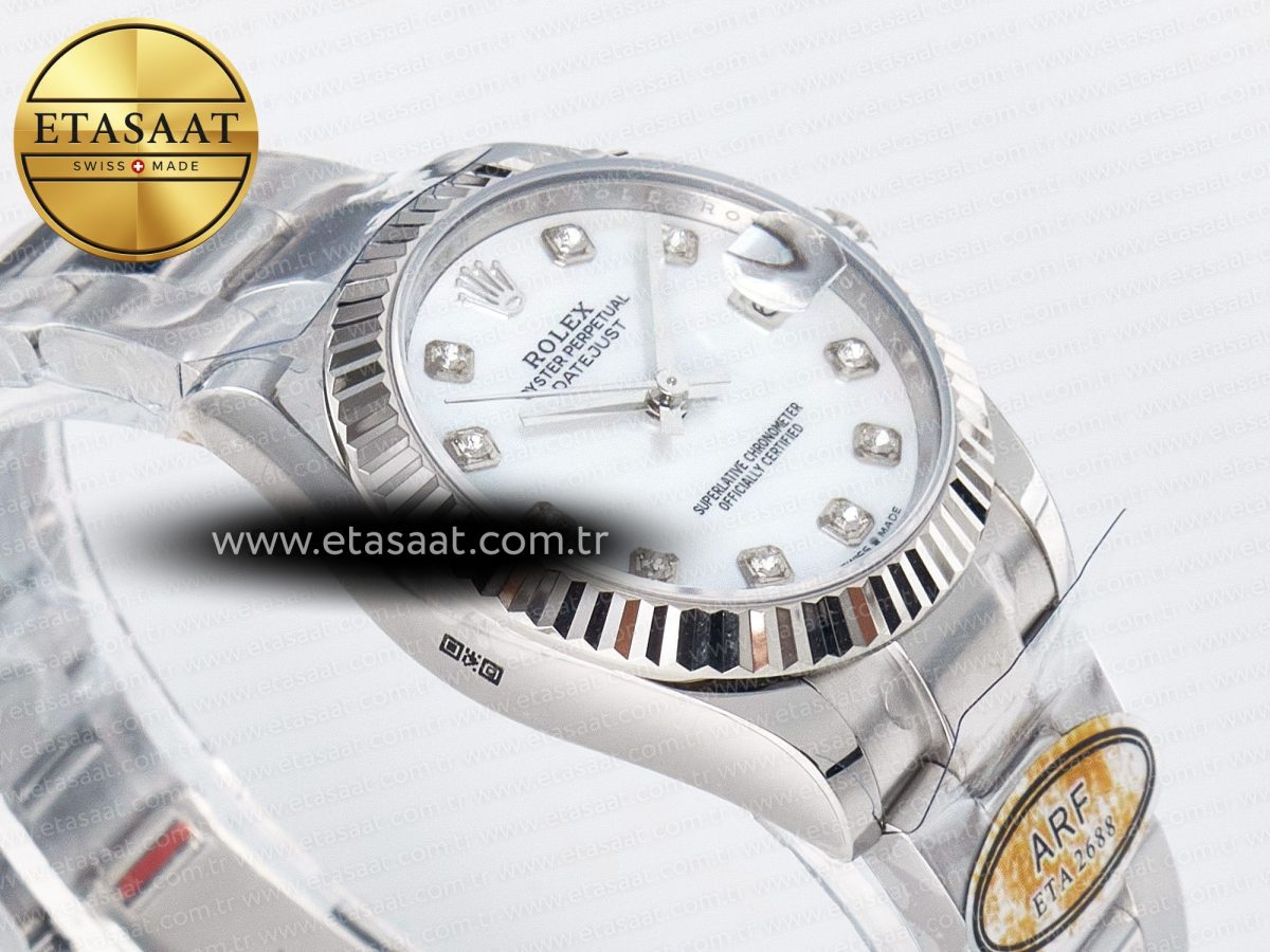 Rolex DateJust 278274 White MOP Diamonds 2688 - Görsel 7