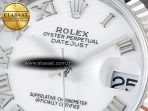 DateJust 31 278274 ARF 1:1 Best Edition 904L Steel White Roman Dial on SS Jubilee Bracelet ETA 2688 - Görsel 10
