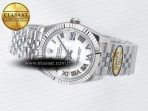 DateJust 31 278274 ARF 1:1 Best Edition 904L Steel White Roman Dial on SS Jubilee Bracelet ETA 2688 - Görsel 9