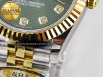 DateJust 31 278383 ARF 1:1 Best Edition 904L Steel Green Diamonds Dial on SS/YG Jubilee Bracelet ETA 2688 - Görsel 13