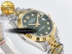 DateJust 31 278383 ARF 1:1 Best Edition 904L Steel Green Diamonds Dial on SS/YG Jubilee Bracelet ETA 2688 - Görsel 7