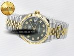 DateJust 31 278383 ARF 1:1 Best Edition 904L Steel Green Diamonds Dial on SS/YG Jubilee Bracelet ETA 2688 - Görsel 9