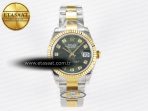 DateJust 31 278383 ARF 1:1 Best Edition 904L Steel Green Diamonds Dial on SS/YG Oyster Bracelet ETA 2688 - Görsel 3