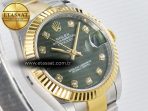 DateJust 31 278383 ARF 1:1 Best Edition 904L Steel Green Diamonds Dial on SS/YG Oyster Bracelet ETA 2688 - Görsel 5