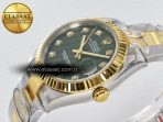 DateJust 31 278383 ARF 1:1 Best Edition 904L Steel Green Diamonds Dial on SS/YG Oyster Bracelet ETA 2688 - Görsel 6