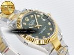 DateJust 31 278383 ARF 1:1 Best Edition 904L Steel Green Diamonds Dial on SS/YG Oyster Bracelet ETA 2688 - Görsel 7
