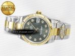 DateJust 31 278383 ARF 1:1 Best Edition 904L Steel Green Diamonds Dial on SS/YG Oyster Bracelet ETA 2688 - Görsel 9
