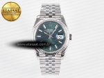 DateJust 36 126200 904L SS VSF 1:1 Best Edition Green Dial on Jubilee Bracelet VS3235 - Görsel 3