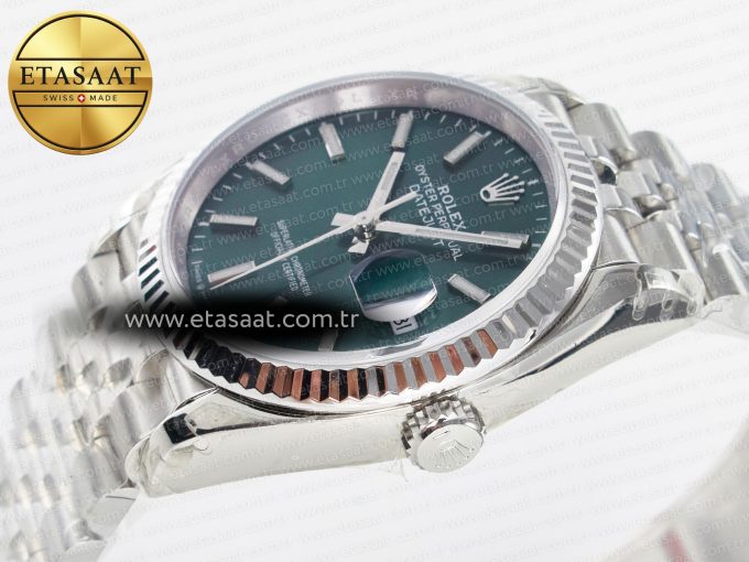 DateJust 36 126200 904L SS VSF 1:1 Best Edition Green Dial on Jubilee Bracelet VS3235 - Görsel 6