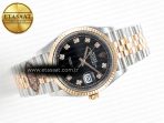 Rolex DateJust 126231 Black Diamonds VR3235 - Görsel 8