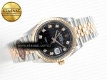 Rolex DateJust 126231 Black Diamonds VR3235 - Görsel 8