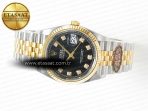 DateJust 36 126233 Clean 1:1 Best Edition 904L Steel Black Diamonds Dial on SS/YG Jubilee Bracelet VR3235 - Görsel 9