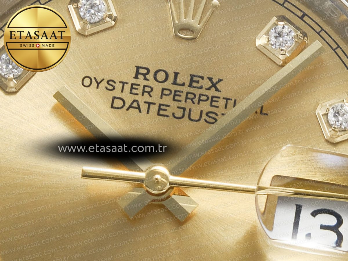 DateJust 36 126233 Clean 1:1 Best Edition 904L Steel YG Diamonds Dial on SS/YG Jubilee Bracelet VR3235 - Görsel 10