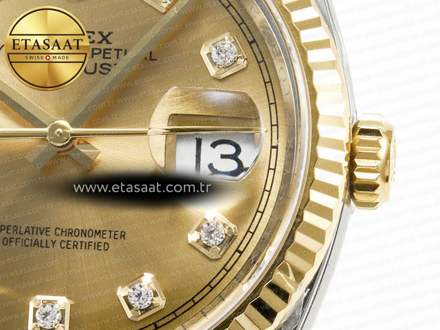 DateJust 36 126233 Clean 1:1 Best Edition 904L Steel YG Diamonds Dial on SS/YG Jubilee Bracelet VR3235 - Görsel 11