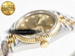 DateJust 36 126233 Clean 1:1 Best Edition 904L Steel YG Diamonds Dial on SS/YG Jubilee Bracelet VR3235 - Görsel 6