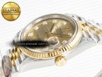DateJust 36 126233 Clean 1:1 Best Edition 904L Steel YG Diamonds Dial on SS/YG Jubilee Bracelet VR3235 - Görsel 6