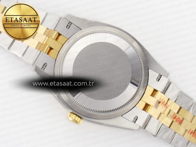 DateJust 36 126233 Clean 1:1 Best Edition 904L Steel YG Textured Diamonds Dial on SS/YG Jubilee Bracelet VR3235 - Görsel 17