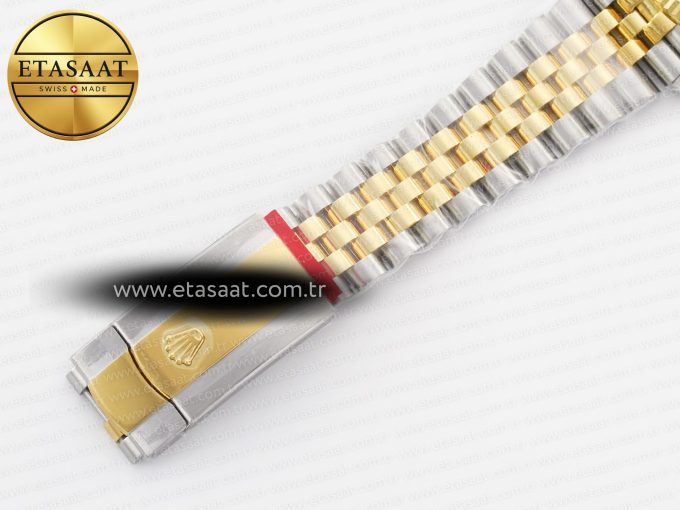 DateJust 36 126233 Clean 1:1 Best Edition 904L Steel YG Textured Diamonds Dial on SS/YG Jubilee Bracelet VR3235 - Görsel 27
