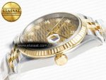 DateJust 36 126233 Clean 1:1 Best Edition 904L Steel YG Textured Diamonds Dial on SS/YG Jubilee Bracelet VR3235 - Görsel 6