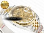 DateJust 36 126233 Clean 1:1 Best Edition 904L Steel YG Textured Diamonds Dial on SS/YG Jubilee Bracelet VR3235 - Görsel 7