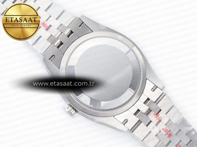 DateJust 36 126234 904L SS Clean 1:1 Best Edition Fluted Bezel Black Dial on Jubilee Bracelet VR3235 - Görsel 17
