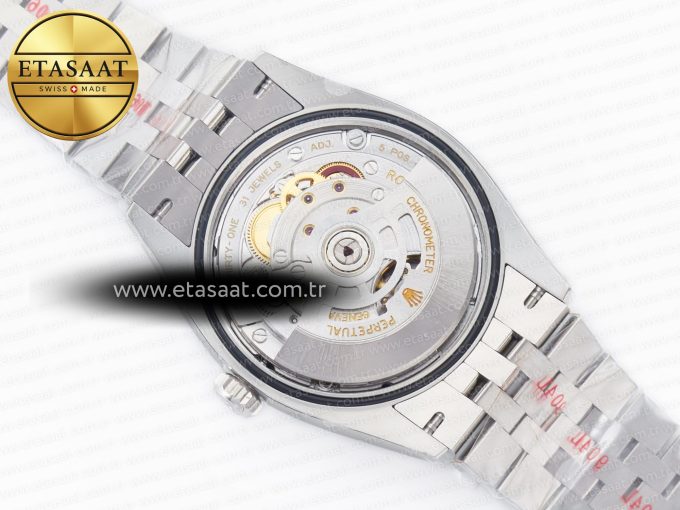 DateJust 36 126234 904L SS Clean 1:1 Best Edition Fluted Bezel Black Dial on Jubilee Bracelet VR3235 - Görsel 19