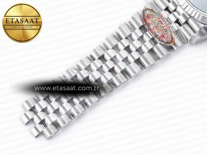 DateJust 36 126234 904L SS Clean 1:1 Best Edition Fluted Bezel Black Dial on Jubilee Bracelet VR3235 - Görsel 26