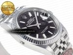 DateJust 36 126234 904L SS Clean 1:1 Best Edition Fluted Bezel Black Dial on Jubilee Bracelet VR3235 - Görsel 7