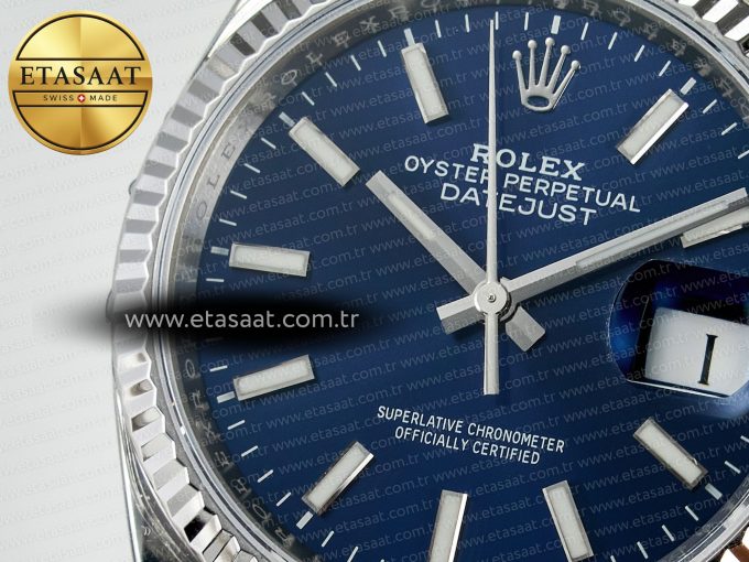 DateJust 36 126234 904L SS VSF 1:1 Best Edition Blue Dial on Jubilee Bracelet VS3235 - Görsel 10