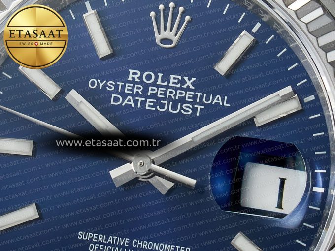 DateJust 36 126234 904L SS VSF 1:1 Best Edition Blue Dial on Jubilee Bracelet VS3235 - Görsel 11