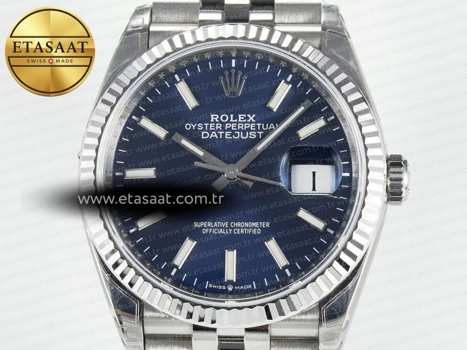 DateJust 36 126234 904L SS VSF 1:1 Best Edition Blue Dial on Jubilee Bracelet VS3235 - Görsel 4