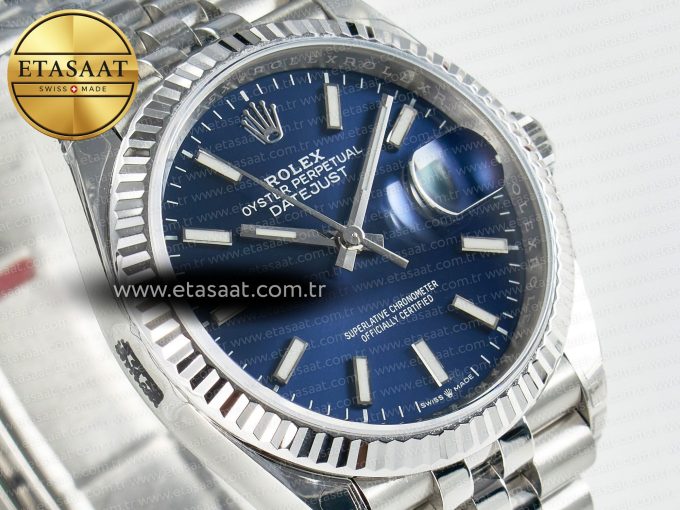 DateJust 36 126234 904L SS VSF 1:1 Best Edition Blue Dial on Jubilee Bracelet VS3235 - Görsel 5