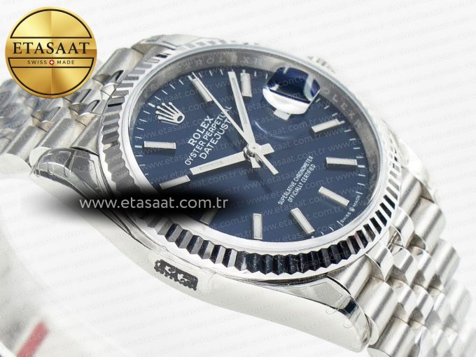 DateJust 36 126234 904L SS VSF 1:1 Best Edition Blue Dial on Jubilee Bracelet VS3235 - Görsel 7